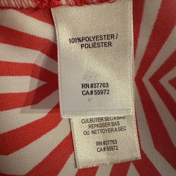 Laundry by Shelli Segal Red Geometric Dress size 4 - Picture 10 of 11